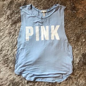 Blue PINK super soft tank! Size S